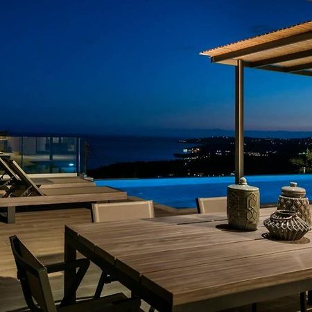 Color Villas-New Villa Green At Trapezaki With Private Pool Mousata Exterior photo